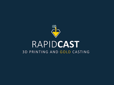 RapidCast Logo branding branding and identity design icon illustration logo logo design minimalist