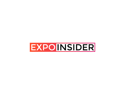 EXPO Insider branding branding concept logo logo design minimalist