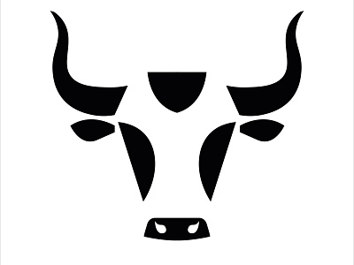 logo cow design illustration logo vector