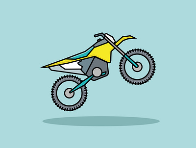 Motorbike illustration motobike vector