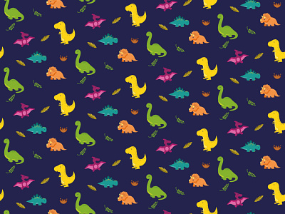 Dinosaurs design dinosaur illustration pattern vector