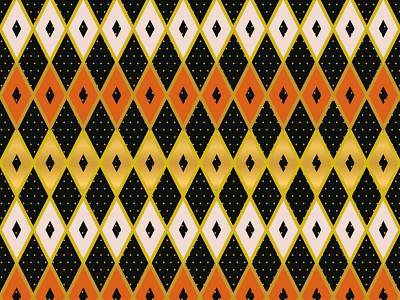 Golden geometric pattern