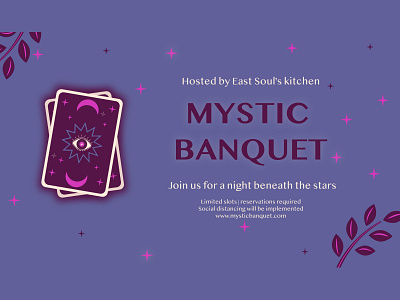 Mystic Banquet design illustration vector