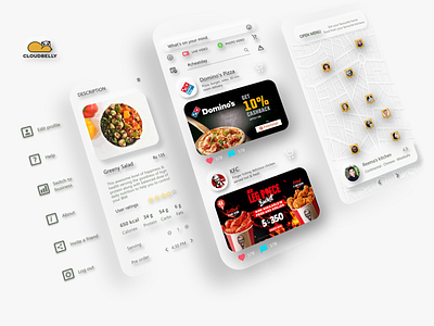 Food Media Platform - Teaser branding design design neumorphism neumorphism ui ui userexperiencedesign webapp