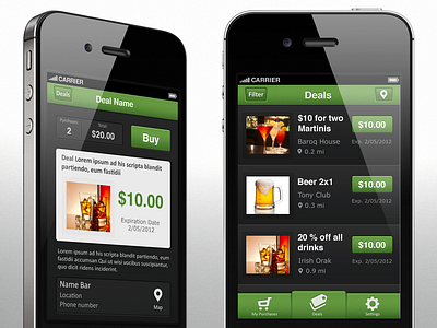 Barsential app green ios iphone mobile offers redeem