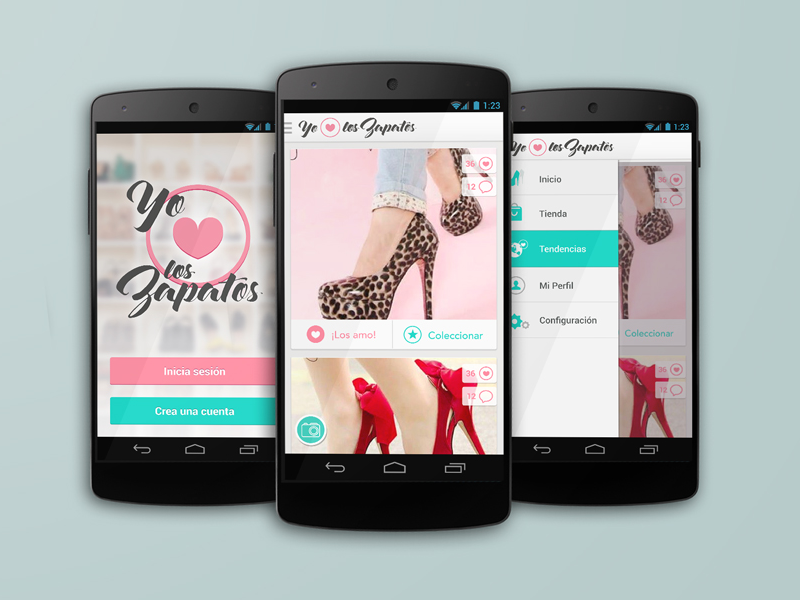 Shoe Lovers app by Sandra Macias on Dribbble