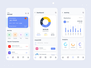 Wallet app by Didarul islam for Devignedge Design Agency on Dribbble