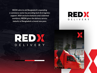 Redx Delivery agency awesome brand identity branding city cool corporate branding curior delivery design illustrator lettering logistics logo logo logo design logotype minimal minimalist modern red