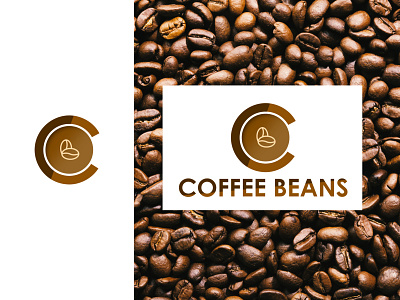 Logo for Coffee Beans branding illustration logo logo design mockup photoshop