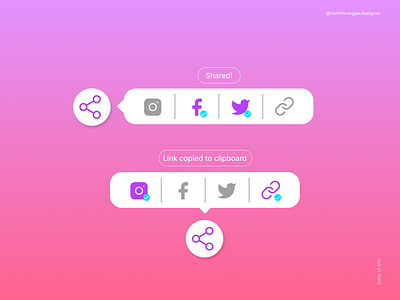 #DailyUI 10 - Social Share