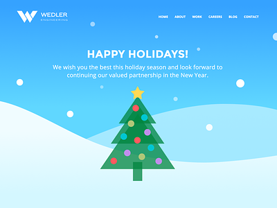 Happy Holidays from Wedler Engineering