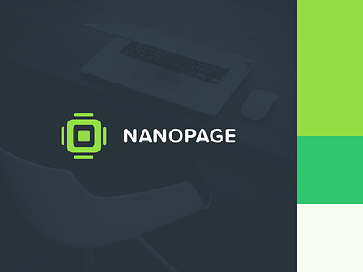 Nanopage Rebound 2 brand green logo tech