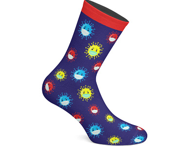 Corona virus socks design coronavirus socks unique design unique socks