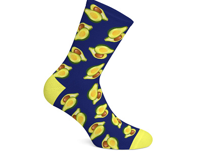 Peach socks design