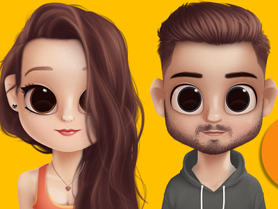 Cute 3D avatars