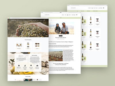 Canaan Website canaan concept design digital design ecommerce graphic design inspiration interaction interactive minimal palestine store visual design web website