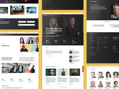 Forbes website branding connect design digital design forbes graphic design inspiration interaction interactive minimal ui web website