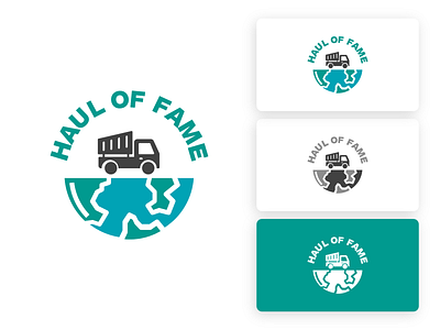 Haul of Fame | Logo brand colours cover design digital digital design experience graphic design haul haulers logo logo design mission planet podcast podcast cover reclycle rubicon waste