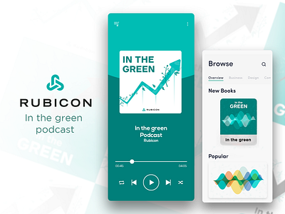 In the green 2d adobe adobe illustrator art branding clean creantive digital art earth educational health podcast podcast art podcast logo podcasts poster design recycle rubicon spotify waste
