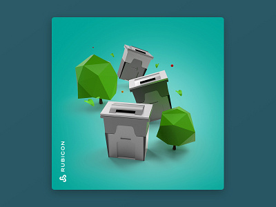 Dumpster 3D 3d 3d animation 3d art 3d artist 3d modeling art asset concept design digital design duster graphic design inspiration modeling recycle recycling