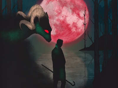 Hexoween | the Devil 2d design digital design graphic design halloween illustration inspiration