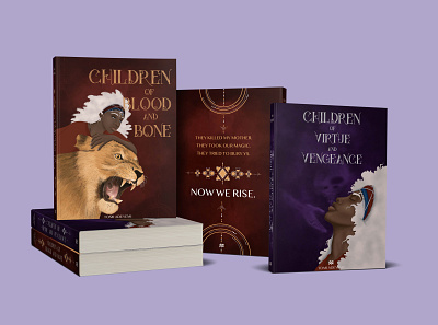 Book Cover Redesign - Legacy of Orisha art book book cover children of blood and bone children of virtue and vengeance design digital art illustration redesign sketch