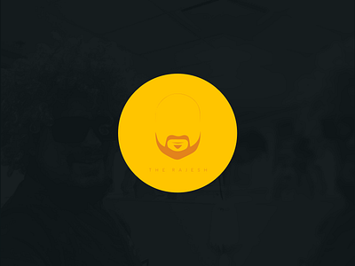 The Rajesh black illustration self branding yellow