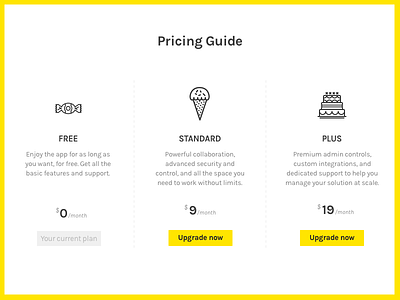 040 –– Pricing Table