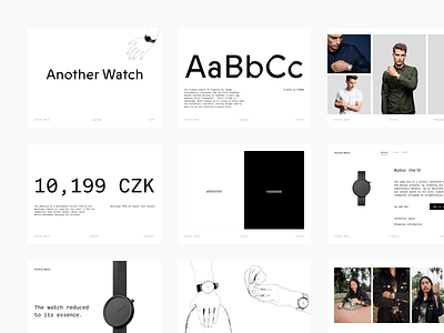 Another Watch · Branding anotherwatch anotherwatchstore branding logotype monospace typography visual identity