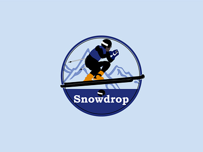 Logo design for a skiing group