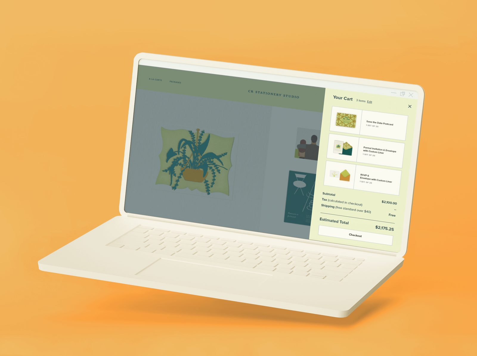 UI/UX Design Wedding stationery website by Calli Ryan on Dribbble