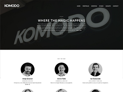 Komodo Digital Website fluid full width komodo newcastle ui web design