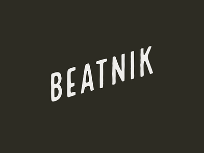 Beatnik Logo agency beatnik branding logo design newcastle uk north east typography