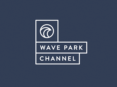 Wave Park Channel Logo Design branding logo design surf surfing wave