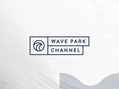 Wave Park Channel Logo Design branding logo design surf surfing wave