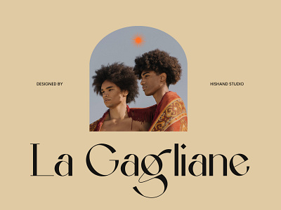 La Gagliane font beige font brand font branding classic font design font font type logo logo font logotype luxury font modern font sans serif typedesign typography