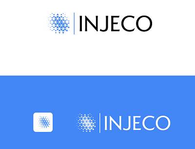 INJECO LOGO design graphic design logo logo design minimal vector