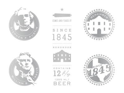 Lone Star Light - details beer packaging texas