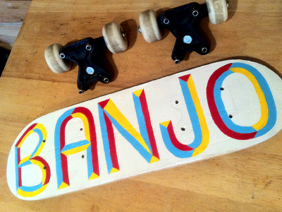 Banjo's Skateboard type