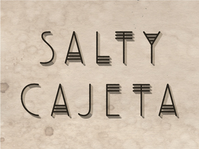 Salty Cajeta