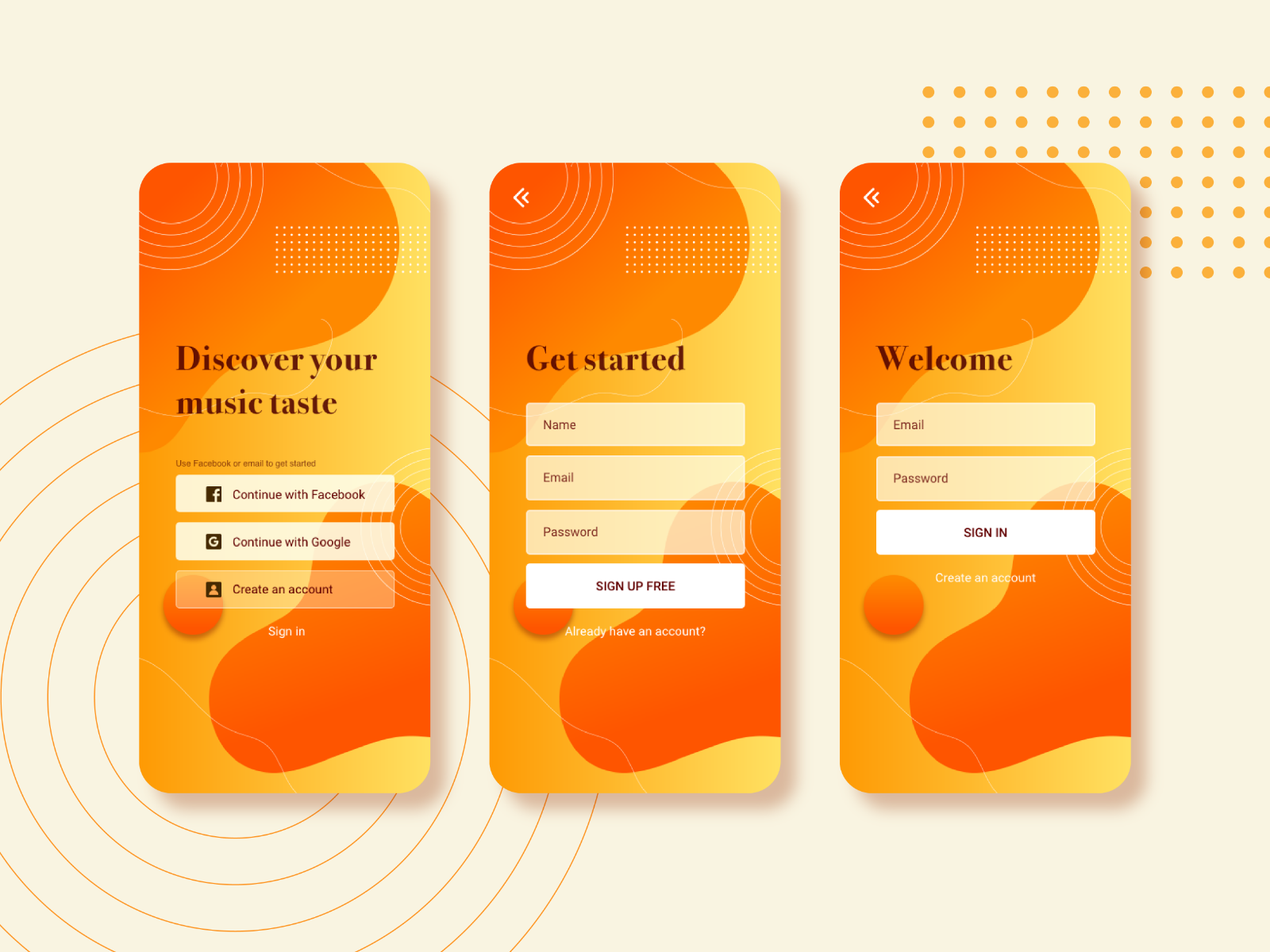 DAILY UI - SIGN UP by Brianna Oh on Dribbble