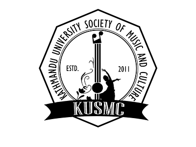Kathmandu University Society of Music and Culture club dance design logo music