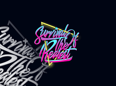 survival logodesign survival typography