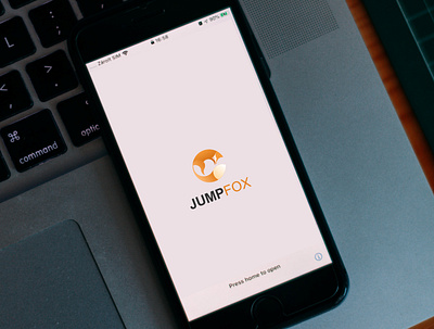 Jumpfox logo branding graphic design logo modern logo