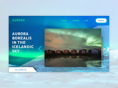 Aurora Info Website art design graphic design illustration minimal typography ui ux web website