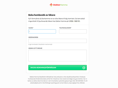 Booking form booking cro doctor form wordpress