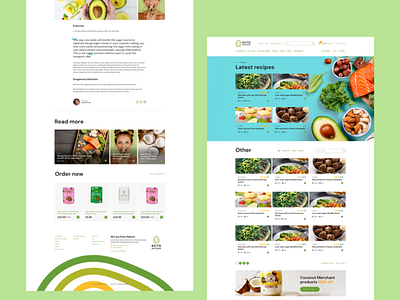 Keto Nation E-commerce | recipes & blog subpages blog diet food keto ketogenic recipes slim ui