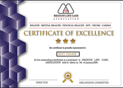 certificate animation branding certificates concept creativity design flat illustration logo medical vector