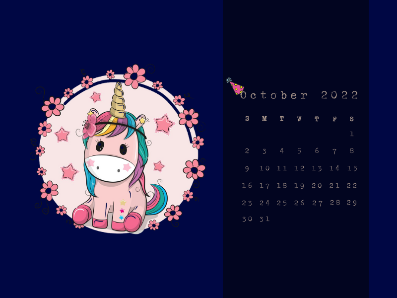 October Unicorn Wallpaper By Gayasha Malluwawadu On Dribbble