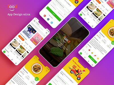 food app mobile design